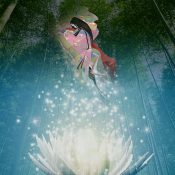 かぐや姫の昇天 〜竹林に浮かぶ、月への帰路〜［和花写流27］