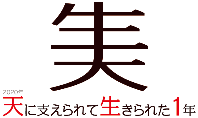 天に支えられて生きられた1年